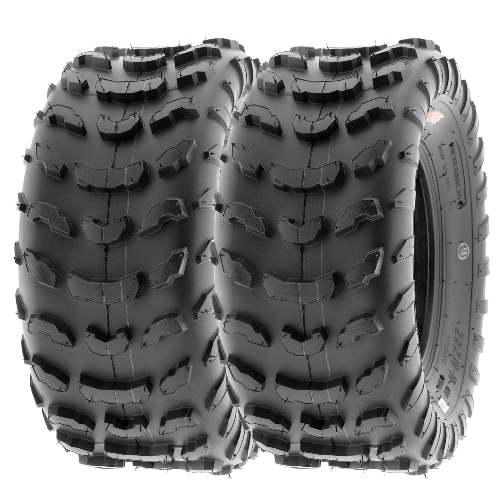 SunF All Trail ATV UTV Tires 22x10-10 6 PR A006 (Pair of 2) - Walmart ...