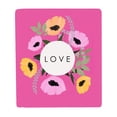 thumbnail image 2 of Straatsma, Leah 15x18 Gold Ornate Wood Framed with Double Matting Museum Art Print Titled - LOVE Florals Hot Pink 1, 2 of 4