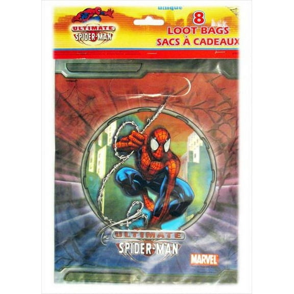 Ultimate Spider-Man Favor Bags (8ct)