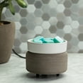 thumbnail image 4 of CANDLE WARMERS ETC 2-in-1 Candle and Fragrance Warmer, Gray Texture, 4 of 6
