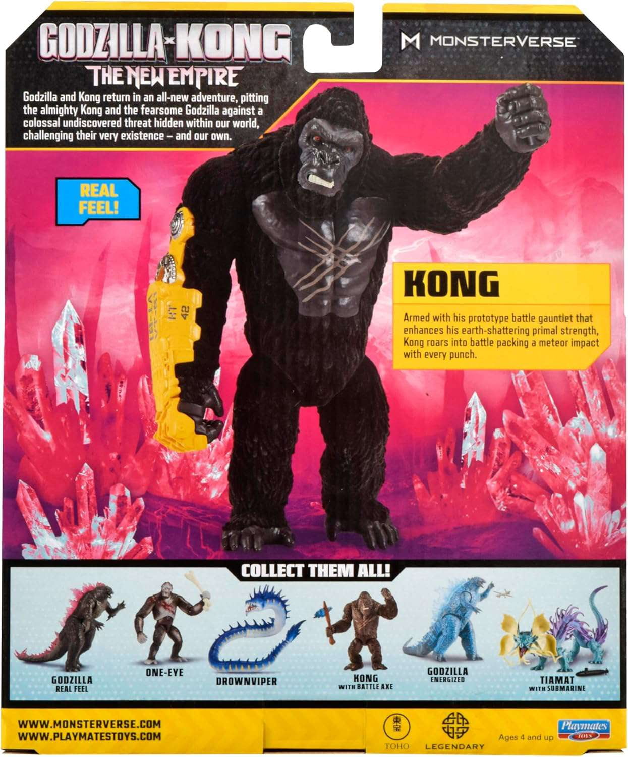 Monsterverse: 6" Flocked Fur Kong Figure by Playmates Toys