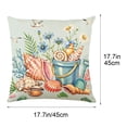 thumbnail image 3 of Summer Pillowcase Blue And Theme Print Soft Breathable Fabricsofa Bedroomcourtyard Decorative Cushion Cover, 3 of 5
