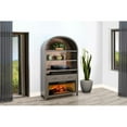 thumbnail image 2 of Sunny Designs 51.5" Wide Arch Bookcase with Electric Fireplace, 2 of 2