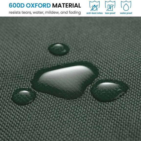 Taicans Premium Christmas Tree Storage Bag 36.5x23x11 Inch - Heavy Duty Waterproof PVC Cover,XL Upright Design for 7.5 Ft Artificial Trees,Double Zipper & Reinforced Handles,Fits Skirts/Tops