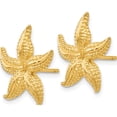 thumbnail image 2 of 14K Yellow Gold Starfish Post Earrings (17 X 16) Made In Peru tc587, 2 of 5