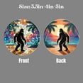thumbnail image 2 of Lotusprinthandmade Bigfoot On Beach Sunset Custom Shape Broken Glass Hologram Ornament 6in – Bigfoot On Beach Sunset Hologram Ornament, 2 of 4