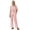 Pink, variant on Ekouaer Women Pajamas Set Short Sleeve Button Down Sleepwear Soft Pjs Loungewear Pants Set Navy Tropics Small