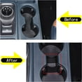 thumbnail image 5 of Car Center Console Cup Holder Divider Storage Box Compatible with Ford Maverick 2022 2023 Central Console Cup Holder Storage Box Organizer Cup Drink Holder Storage Box Cup Stand ABS Insert Accessories, 5 of 16