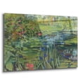 thumbnail image 2 of Epic Art 'Peaceful Pond' by Carol Rowan, Acrylic Glass Wall Art, 36"x24", 2 of 8