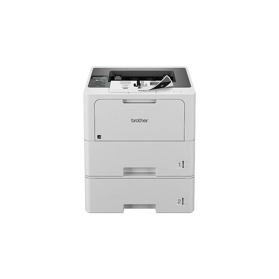 Restored Brother Business Monochrome Laser Printer, 50 ppm, Automatic Duplex, Dual 520-Sheet Trays, Wireless & Ethernet, P/N: HL-L6210DWT
