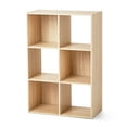 thumbnail image 5 of Mainstays 6 Cube Storage Organizer, Spring Pine, 5 of 13
