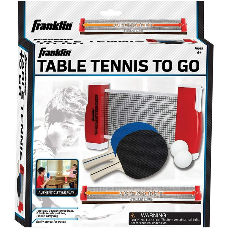  Franklin Sports Table Tennis to Go Portable Ping Pong