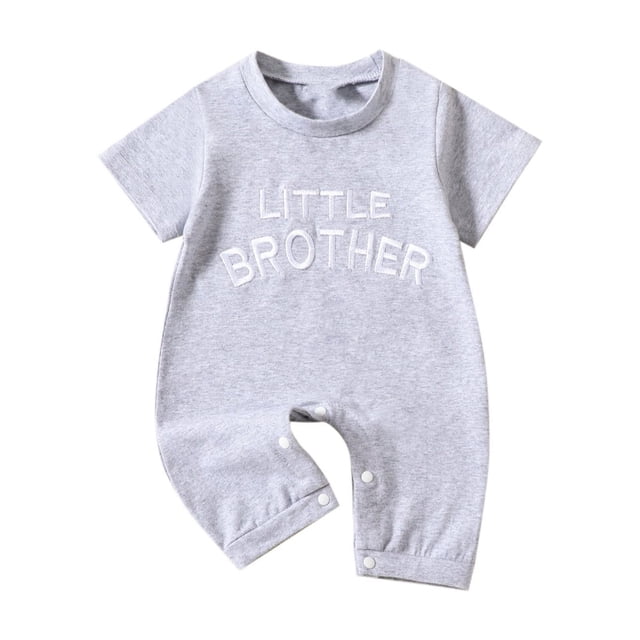 Barboteuse pour Bébés Filles, T-Shirt Imprimé à Manches Courtes pour Tout-Petits Filles Garçons, Combinaison à Col Rond