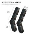 thumbnail image 2 of Lsque Dog Wrapped in Towel 1 Pattern Sport Compression Socks for Men & Women 15-20 mmHg Knee High Nurse Pregnant Running Medical and Travel Athletic, 2 of 6