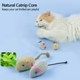 thumbnail image 4 of jQMUHLC 3 Pack Saury Fish Cat Toys with 2 Pcs Mice,Cat Kicker Toys Catnip Crinkle Sound,Soft Durable Interactive for Indoor Kittens, 4 of 8