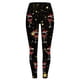thumbnail image 4 of MKLEKYY Leggings de compresión para mujer Leggings con estampado de copos de nieve navideños de cristal rojo para mujer para uso deportivo, 4 of 4