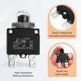 thumbnail image 3 of 3 Pcs 3Amp Push Button Circuit Breaker,125/250V AC 32V DC with Waterproof Caps, 3 of 6