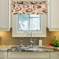 thumbnail image 3 of Coolnut Window Valance -Cute Hedgehog Kitchen Curtain - Curtains Rod Pocket Blackout Valance Topper Curtains for Kitchen Bathroom, 1 Panel, 54x18in Home Decor, 3 of 6