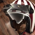 thumbnail image 3 of Vistreck 3-Snap Bubble Wind Shield Visor For Biltwell Gringo&Bonanza Motorcycle Helmet, 3 of 7