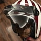 thumbnail image 3 of Visor de escudo de viento de 3 botones Snap para Biltwell Gringo y casco de moto Bonanza Eccomum Visera de escudo de viento de burbuja, 3 of 5