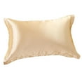 thumbnail image 2 of Silk Pillowcase, Reversible Sateen Design, Smooth Hair & Skin Surface Support, Bedroom Comfort Upgrade, Home Luxury Seekers, 2 of 6