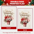 thumbnail image 6 of Merry Christmas Garden Flag 12.5x18 Inch Double Sided, Flowers Winter Holiday Outside Flags for Farmhouse Rustic Home Lawn Yard Patio Outdoor Decorative, 6 of 6