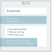 Essentials Cross Front Bra
