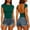 A_ Green, variant on CYMMPU Women's Y2K Yoga Style Reversible Short Sleeve T-Shirt, Solid Color Low Back Crop Top, Breathable Two-Way Wear Slim Fit Tee Gray S