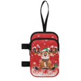 thumbnail image 2 of COEQINE Zippered Crutch Bag Broken Leg Crutch Bag Christmas Cute Reindeer Forearm Crutch Storage Organizer, Walking Cane Pouch, Lightweight Organizer Pouch, for Women Men, 2 of 7