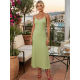 thumbnail image 2 of Vestido De Mujer Midi Casual Stretch Para Diario Y Salida, 2 of 5