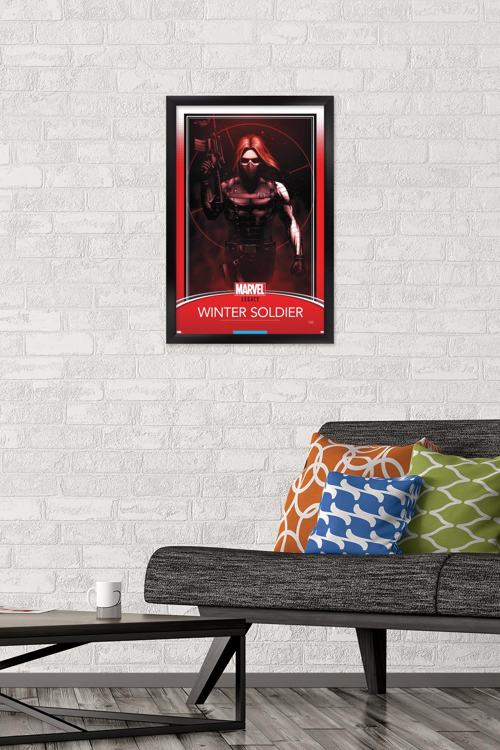 Marvel Comics - Winter Soldier - Tales of Suspense #100 Variant Wall Poster, 14.725" x 22.375", Framed