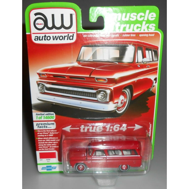 1:64 Chevrolet Suburban 合金自動車モデル（レッド） 1/64 Chevrolet