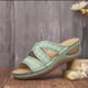 thumbnail image 4 of Amzcrzy Zapatos de mujer,Zapatos de mujer,Zapatillas de mujer, Sandalias bordadas multicolores para mujer con plataforma de cuña y boca de pez Sandalias Mujer Zapatillas De Casa, 4 of 4