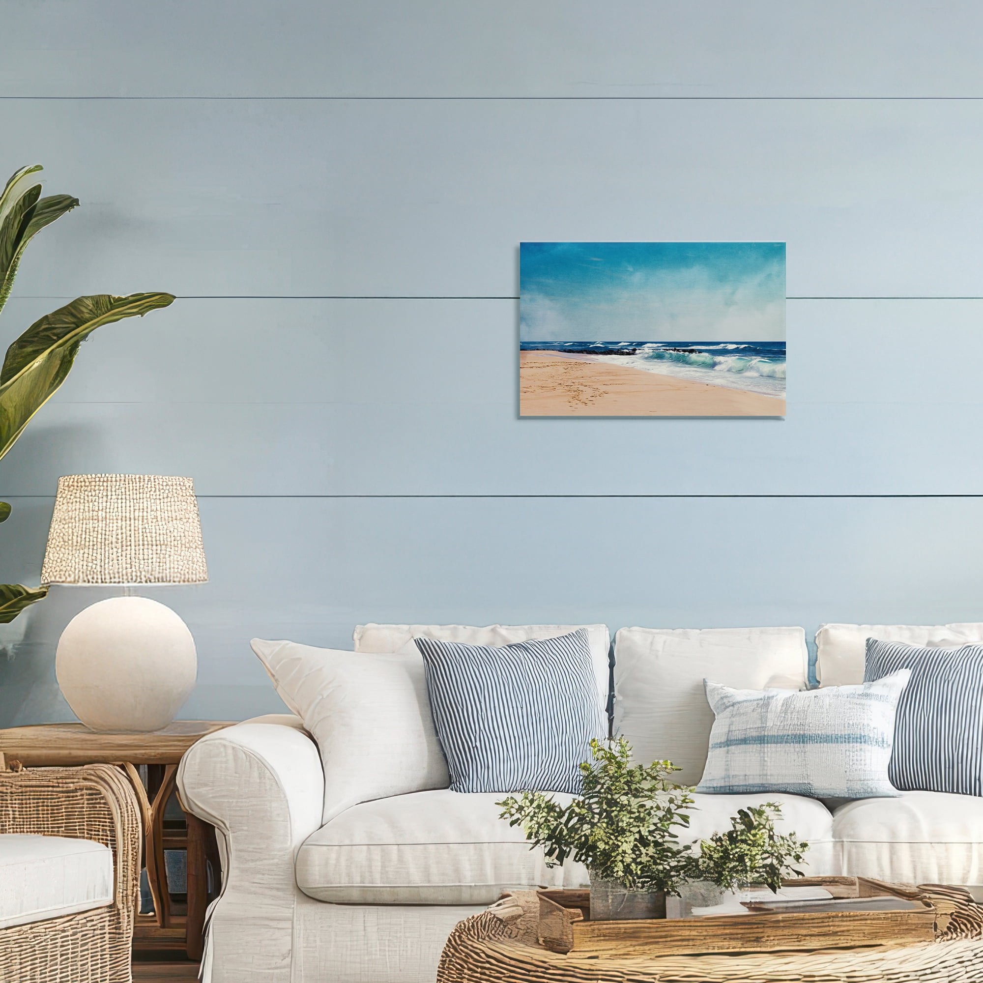 Stupell Industries Atlantic Waves Shoreline Canvas Wall Art, design by Dirk Wüstenhagen