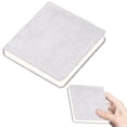 thumbnail image 2 of Square Woven Fabric Cover Blank Notebook 200 Pages, 145×145mm Pocket Hardbound Journal, Textured Cloth Pocket Notepad for Daily Planner Schǒ-ǒl Office Notes, 2 of 8
