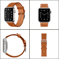 thumbnail image 5 of Genuine Leather Bracelet Strap for Apple Watch Band 45mm 49mm 41mm 44mm 42mm 40mm band for iWAtch Ultra/2 10 42/46mm 9 8 7 6 5 4 SE (Double Blue,S10-42 41 40 38mm), 5 of 7