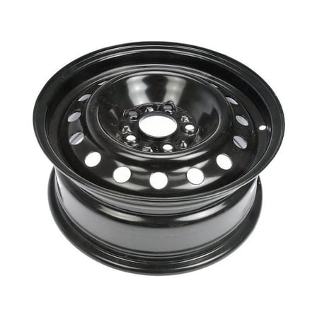 Steel Wheel - Black - 15 Inch - Compatible with 2004 - 2008 Chevy Malibu 2005 2006 2007