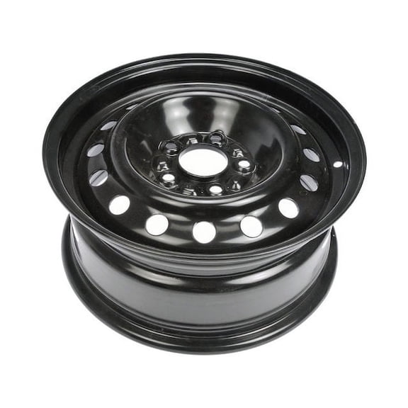 Steel Wheel - Black - 15 Inch - Compatible with 2004 - 2008 Chevy Malibu 2005 2006 2007