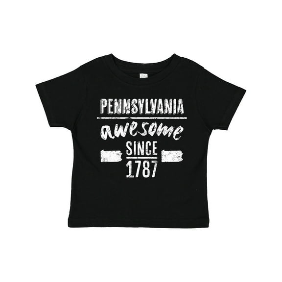 Inktastic Pennsylvania Awesome Since 1787 Boys or Girls Toddler T-Shirt