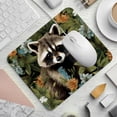 thumbnail image 2 of Raccoon 8.3x9.8 Inch Square Gaming Mouse Pad with Non-Slip Rubber Bottom, Printed Desk Mat for Office and Gaming, 2 of 6