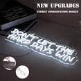 thumbnail image 3 of UPONRAY Don't Let The Hard Days Win Neon Signs, 15.8"*5.2" Dimmable & USB-Powered LED Neon Light, Stylish Wall Decor for Bed Room, Living Room, Baby's Room, Bar, Party, 3 of 8