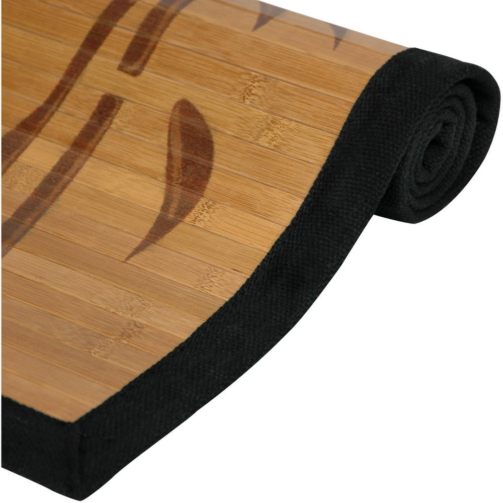 Oriental Furniture Bamboo Rug, Bamboo Tree motif, living room