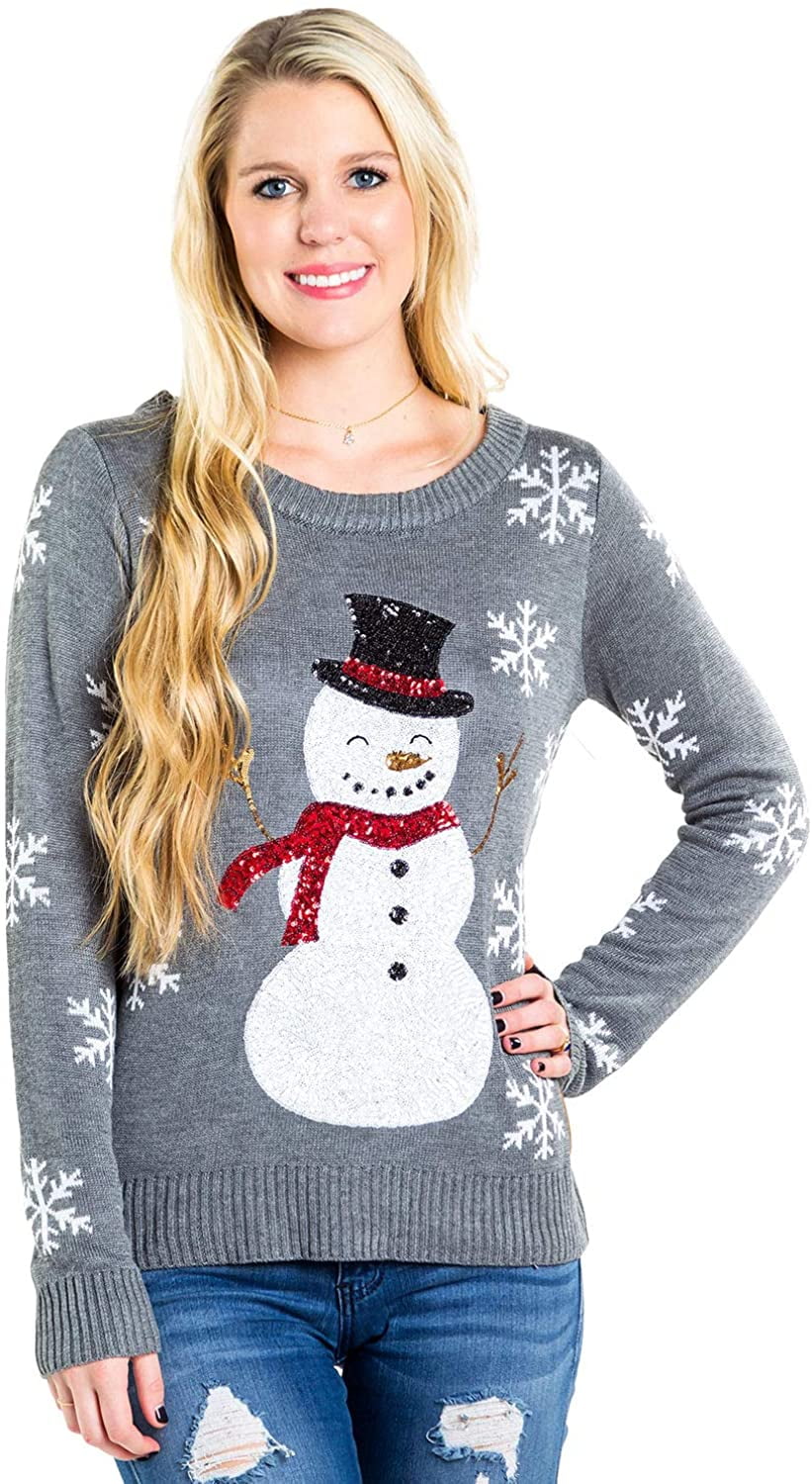 snowman cardigan