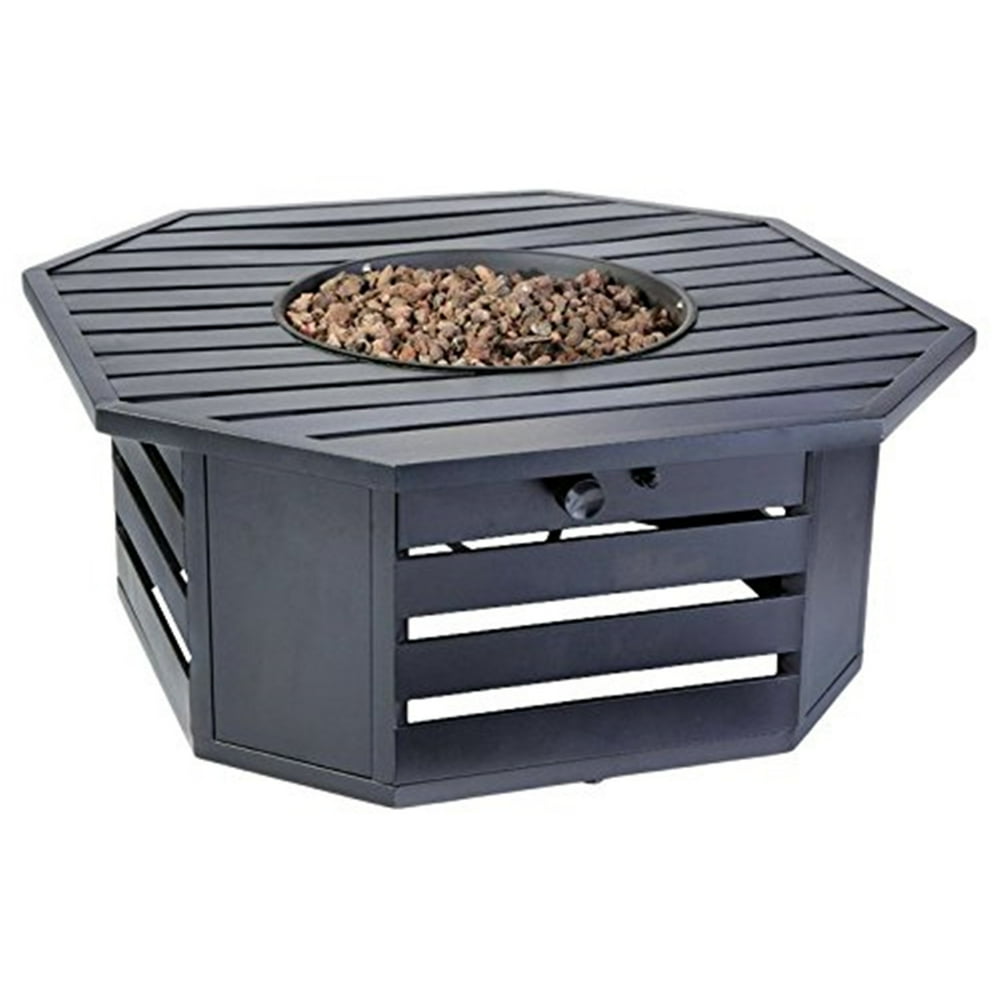 ROSCOE STEEL GAS FIRE TABLE