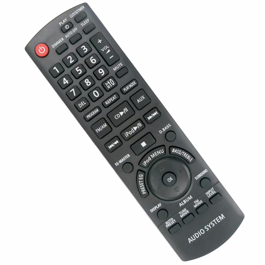 Panasonic Remote EUR7722KM0 For TV/ VCR/DVD/DVD Recoder/Audio System 