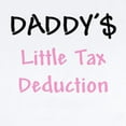 thumbnail image 2 of CafePress - Daddy's Little Tax Deduction Infant Bodysuit - Baby Light Bodysuit, Size Newborn - 24 Months, 2 of 4