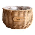 thumbnail image 2 of Billuyoard Cesta de flores tejida, almacenamiento de suculentas de ratán, maceta para plantas de jardín para el hogar, organizador de tejido Type2 NO2, 2 of 6