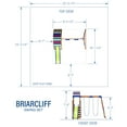 Backyard Discovery Briarcliff Swing Set