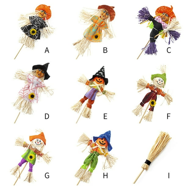 Scarecrow Fall Decor, Fall Harvest Scarecrow Decor Halloween Scarecrow Decorations for Garden