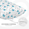thumbnail image 3 of Lsque Dachshund Dog Puppy Pattern Pillow Case – Soft & Cozy Throw Pillow Cover, Hypoallergenic Cushion Case for Sleeping Women with Envelope Closure-20"x30", 3 of 6